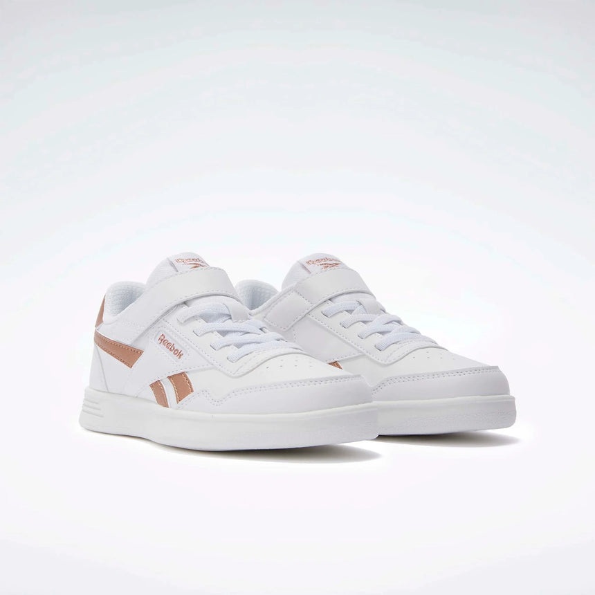 Reebok 100211098 Court Advance Elastic & Top Strap white-rose-gold