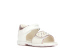 Geox B Verred A-Nappa+Shi.Canvas White/Old Rose