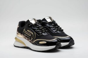 Replay Sneakers Athena Jr 10 Js630017s 0006-Black Gold