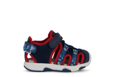 Geox B S.Multy B.B-Mesh+Prin.Dbk B450FB 014CE C0735 Navy/Red