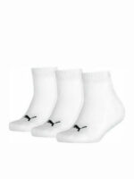 Puma Socks Kids Quarter 194011001 300 Soft Cotton 3 Pack White