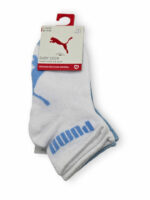 Puma Baby Sock Handlinked Toe Seam 701225850 001 Powder Blue 2 Pack